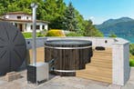 Hottub Premium, Ø 207, grijs graniet met deksel en trap., Verzenden, Nieuw