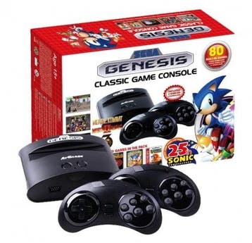 SEGA Mega Drive Classic Game Console - 80 Games (In doos), Verzenden, Zo goed als nieuw