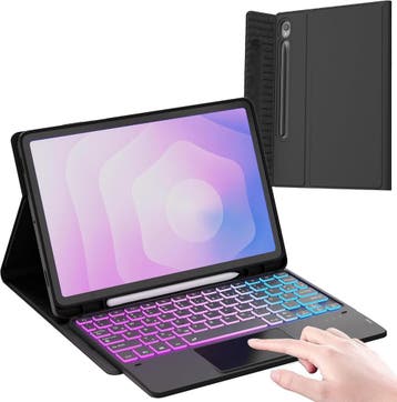 Samsung Tab S11 Toetsenbordhoes | Retourdeal 33% Korting, ROOFEI, 11 inch, Bescherming voor- en achterkant, Ophalen of Verzenden