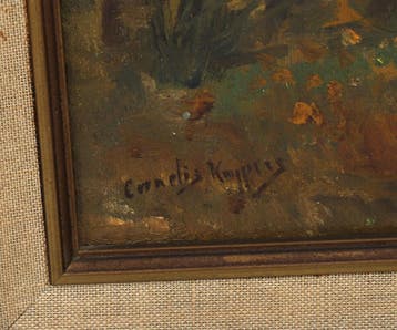 Schilderij Hollandse school, signatuur Cornelis Kuypers, Antiek en Kunst