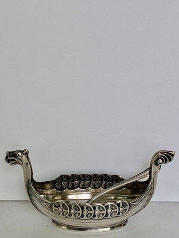 Norwegian - Zoutvat - .925 zilver - Sterling zoutstel