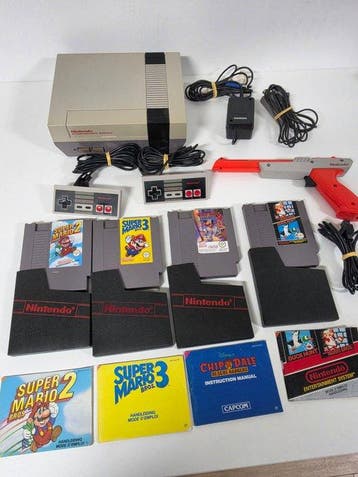 Nintendo - Nes - Nintendo NES Action Set & 3x Mario & Zapper, Nieuw