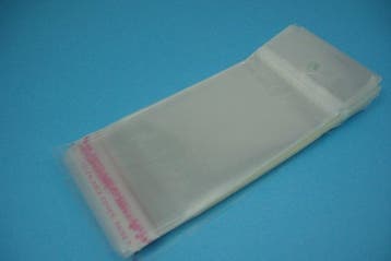 c.a. 100 stuks cellofaan zakjes  6 x 14cm met ophang oogje, Ophalen of Verzenden, Nieuw