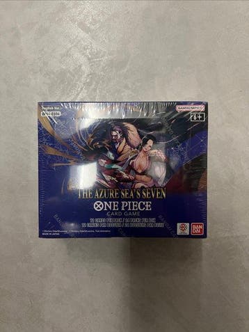 Bandai - 1 Booster box - One Piece - The Azure Seas Seven, Hobby en Vrije tijd, Nieuw