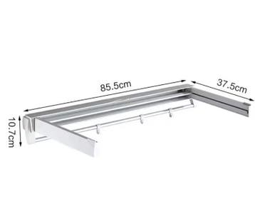 Wand Droogrek Opvouwbaar – 7 Stangen met Haken, Verzenden, Nieuw