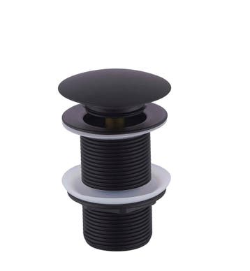 UniMatch clickwaste afvoerplug verlengd 5/4 mat zwart, Ophalen of Verzenden, Nieuw