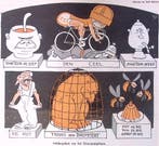 Spotprent over de Bende van Oss (lijst optie, Lithos), Verzenden