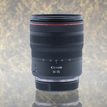 Canon RF 14-35mm f/4 L IS USM - Tweedehands, Zonnekap, Canon, Canon RF, Zo goed als nieuw