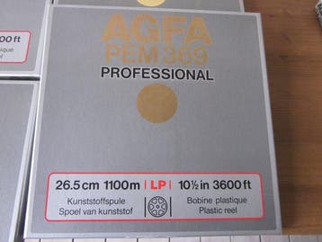 AGFA - PEM 369 Professional / 10.5-Inch Plastic Reels OG, Nieuw