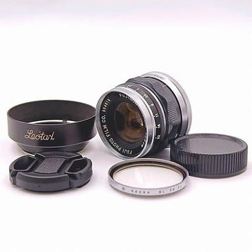 Fujinon L 2.8/5cm M39 with Leotax Metal Hood - CLA´d |, Audio, Tv en Foto, Nieuw