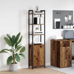 vidaXL Boekenkast Oud Hout 40 x 24 x 161 cm Bewerkt hout, Huis en Inrichting, Kasten | Boekenkasten, Minder dan 50 cm, Verzenden