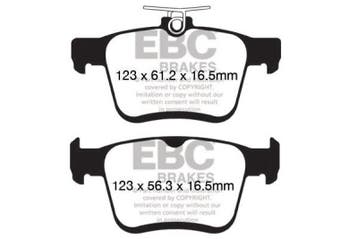 EBC 2017+ Volkswagen Atlas 2.0L Turbo Greenstuff Rear Brake, Ophalen of Verzenden, Nieuw
