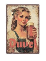 Duvel Metalen Wandbord, Huis en Inrichting, Woonaccessoires | Wanddecoraties, Ophalen of Verzenden, Nieuw