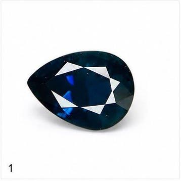 Zonder minimumprijs - 1 pcs Blauw Saffier - 1.65 ct -, Nieuw