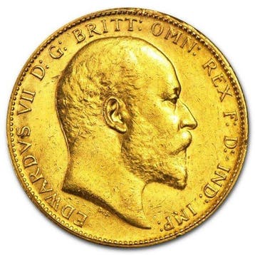 Verenigd Koninkrijk. Gold Sovereign King Edward VII (Random