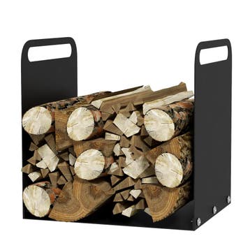 TRUUSK Brandhoutrek met Handvatten - 36,5 x 30 x 36 cm - Voo, Doe-het-zelf en Verbouw, Verzenden, Nieuw
