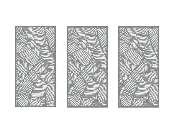 Veiling - 3x Composiet terrasscherm Vendure 180x90cm, Tuin en Terras, Tuinschermen, Nieuw