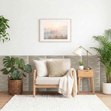 vidaXL Wandpanelen 12 st 50 x 50 cm Steen Beton XPS Schuim, Doe-het-zelf en Verbouw, Verzenden, Nieuw