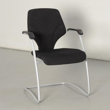 Giroflex 64 vergaderstoel, zwart, sledeframe, Huis en Inrichting, Stoelen, Ophalen of Verzenden, Nieuw