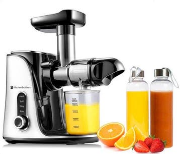 KitchenBrothers Slowjuicer - Juicer - 4 Standen - 450ml -..., Verzenden, Nieuw