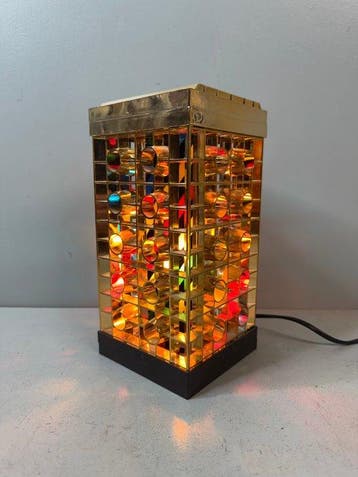 Tafellamp - Zeer unieke en gewilde Groovy vintage disco lamp