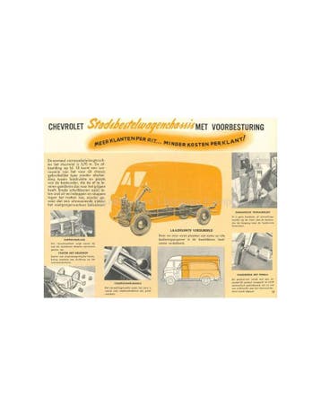 1948 CHEVROLET TRUCKS PROGRAMMA BROCHURE NEDERLANDS, Nieuw, Chevrolet, Author