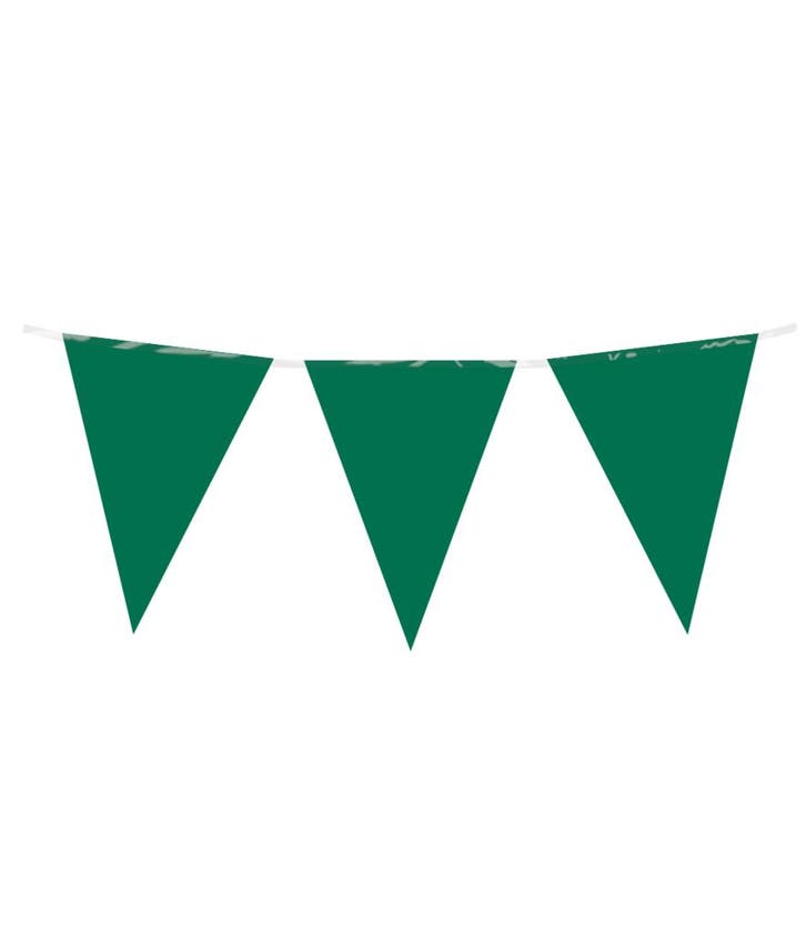Vlaggenlijn bosgroen 10mtr, Hobby en Vrije tijd, Feestartikelen, Feestartikel, Nieuw, Verzenden