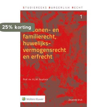 Personen- en familierecht, huwelijksvermogensrecht en, Verzenden, Gelezen, A.J.M. Nuytinck