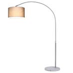 Booglamp, retro lamp, vloerlamp, Edelstaal, gebogen vloer..., Verzenden, Nieuw