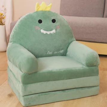 Opvouwbare Kinderfauteuil 2-in-1 | Pluche Cartoon Stoel voor, Verzenden, Nieuw