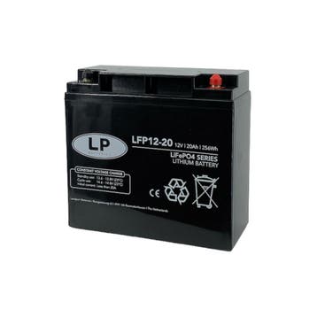 Landport Lithium accu LFP V12,8-20 LiFePo4 12 volt 20 Ah 256, Ophalen of Verzenden, Nieuw