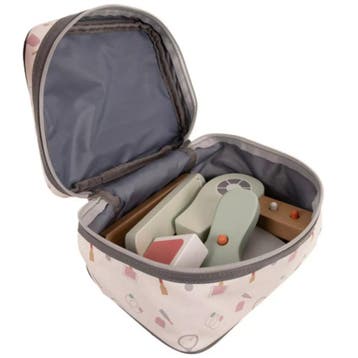 Kruzzel Houten cosmeticaset 17-in-1 – educatief make-up e., Ophalen of Verzenden, Nieuw