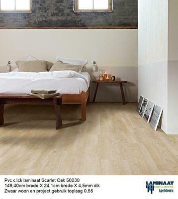 Moduleo Pergo Pvc click vloeren 5 Kleur vanaf €17,95p/m2, 75 m² of meer, Pvc click, Nieuw, Wit