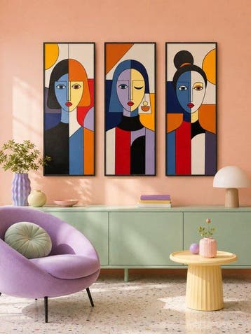 Marcel Mendez - Fragmented Face #113, 114, 115 -XL- ( No