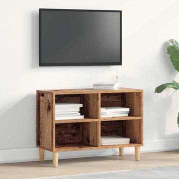 vidaXL TV-kast 69,5 x 30 x 50 cm Oud hout Bewerkt hout, Huis en Inrichting, Minder dan 50 cm, Verzenden, Nieuw, Minder dan 100 cm