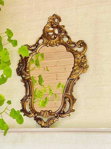 Wandspiegel - Hars - Rococo, Antiek en Kunst