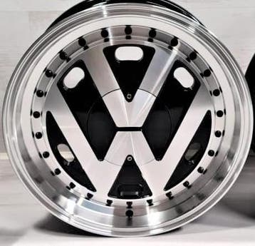 14 inch 4x100 JF Luxury velgen A60 - VW logo velgen 14 inch, Ophalen of Verzenden, Nieuw, 14 inch, Velg(en)