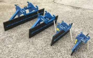 Rubberschuif trekker shovel kraan CW en S, Graafmachine