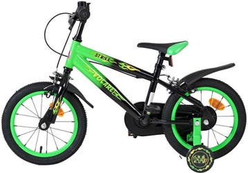 Volare Strike Kinderfiets - Jongens - 14 inch - Groen - Twee, Ophalen of Verzenden, Nieuw, Volare