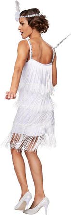 2dekans | Dressforfun Vrouwenkostuum charleston diva XL -, Ophalen of Verzenden, Zo goed als nieuw