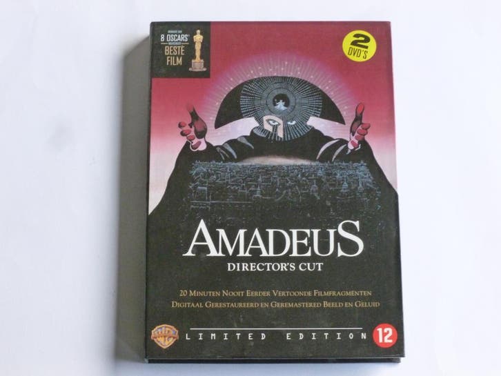 Amadeus (2 DVD) limited edition, Cd's en Dvd's, Dvd's | Filmhuis, Zo goed als nieuw, Ophalen of Verzenden