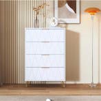 Moderne Ladekast 4/6 Lades – Houten Opbergkast met Poten, Verzenden, Nieuw
