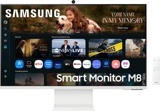 Samsung M8 M80F - Smart Monitor - 32 inch - Vision AI, Computers en Software, Monitoren, Verzenden