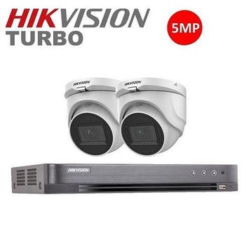 Hikvision Compleet Systeem 5 Megapixel Dome + 1TB, Audio, Tv en Foto, Videobewaking, Ophalen of Verzenden, Nieuw