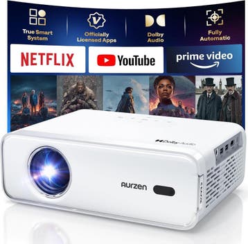 Aurzen D1 Mini Beamer - Full HD - Retourdeal 52% Korting, Ophalen of Verzenden, Zo goed als nieuw, DLP, Full HD (1080)