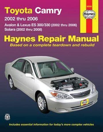 Toyota Camry, Avalon & Lexus Es 300/330 2002-06 &, Verzenden, Gelezen, Haynes Publishing