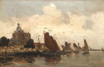 Willem G.F. Jansen (1871-1949), Dromedaris te Enkhuizen