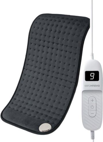 Seranova Elektrisch Warmtekussen - 60x30cm - Grijs, Ophalen of Verzenden, Zo goed als nieuw, Grijs, Rechthoekig