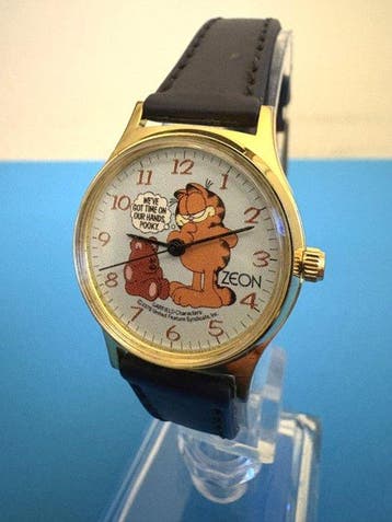 ZEON - Garfield & Pooky - *NOS* Watch - 1978, Nieuw in verpakking