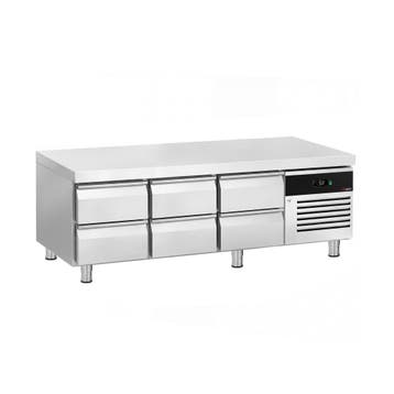 GGM Gastro | Gekoelde onderkast +2/+8°C - 2000mm - 150 liter, Verzenden, Nieuw